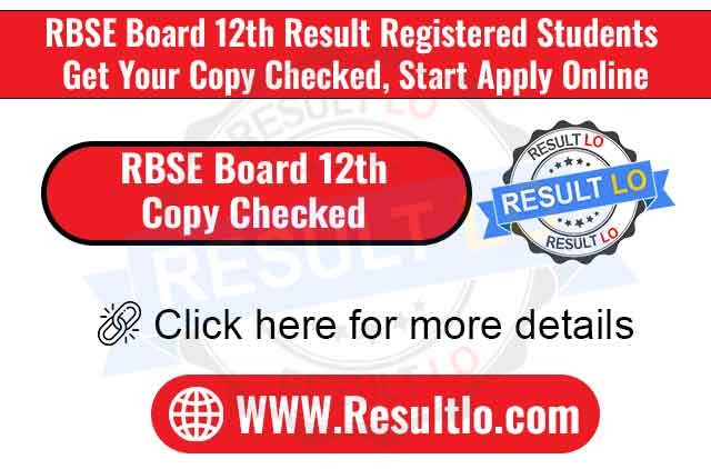 RBSE Board 12th Copy Checked