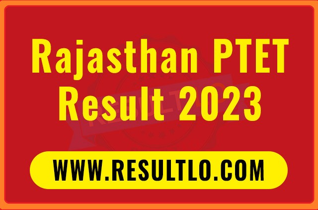 PTET Result 2023 Rajasthan