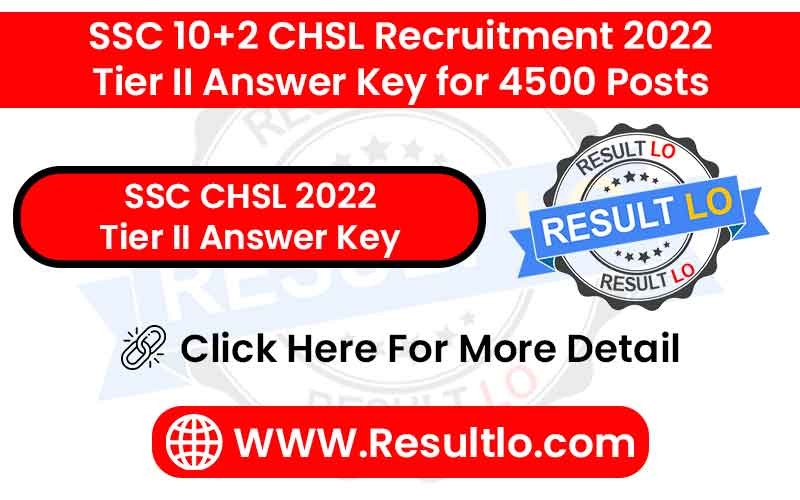 SSC CHSL 2022 Tier II Answer Key