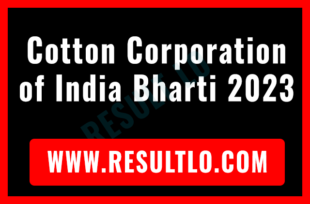 Cotton Corporation of India Bharti 2023