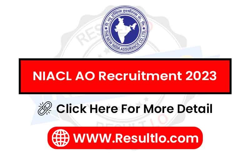 NIACL AO Recruitment 2023