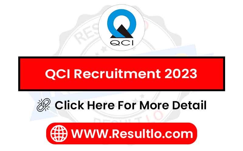 QCI Recruitment 2023