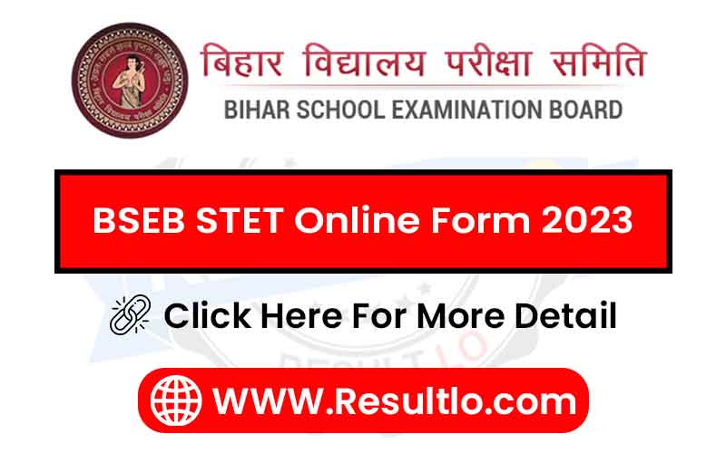 BSEB STET Online Form 2023