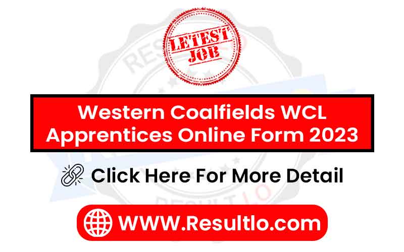 Western Coalfields WCL Apprentices Online Form 2023