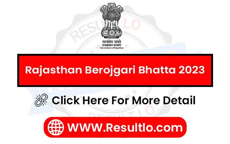 Rajasthan Berojgari Bhatta 2023