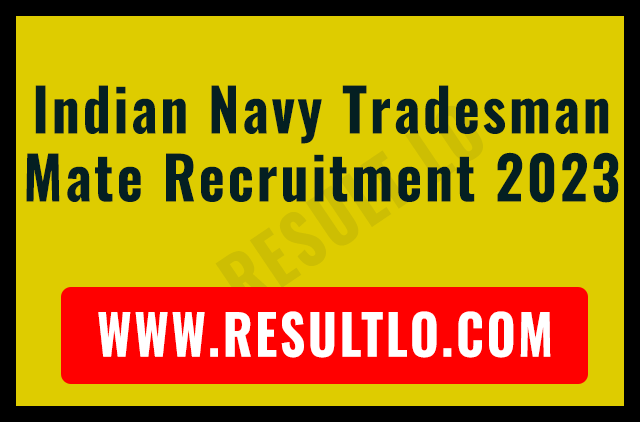 Indian Navy Tradesman Mate Bharti 2023