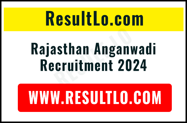 Rajasthan Anganwadi Recruitment 2024